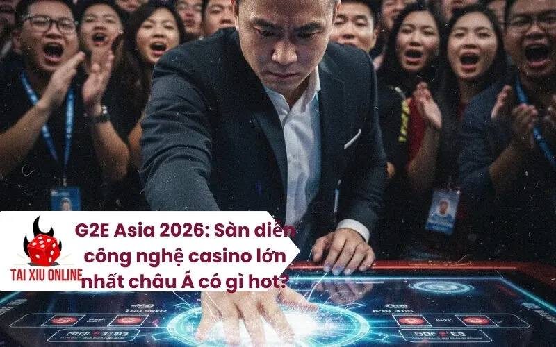 G2E Asia 2026 Sàn diễn công nghệ casino lớn nhất châu Á có gì hot