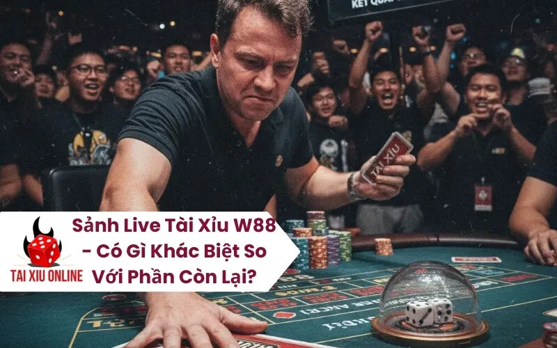 Sảnh Live Tài Xỉu W88 - Có Gì Khác Biệt So Với Phần Còn Lại