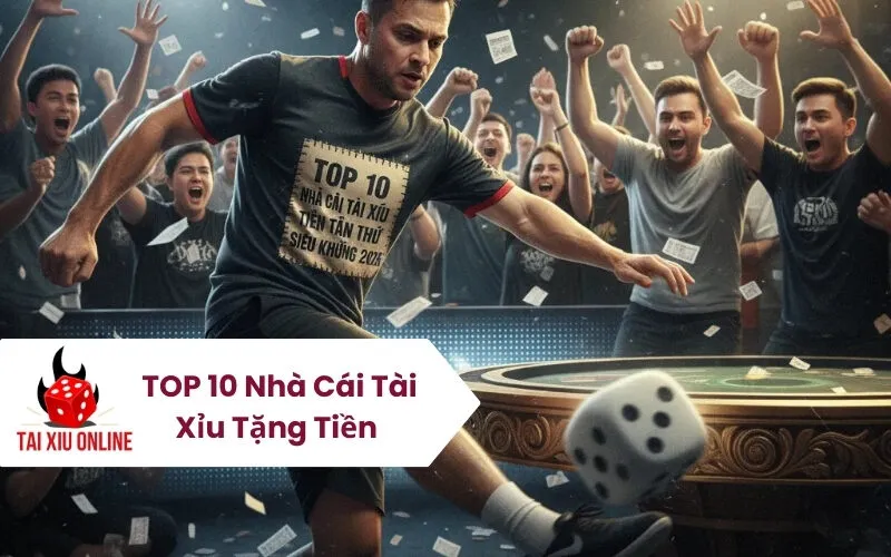 TOP 10 Nhà Cái Tài Xỉu Tặng Tiền